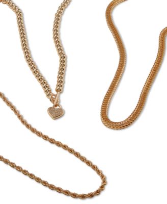 Silver Tone Or Gold Tone Necklace Collection
