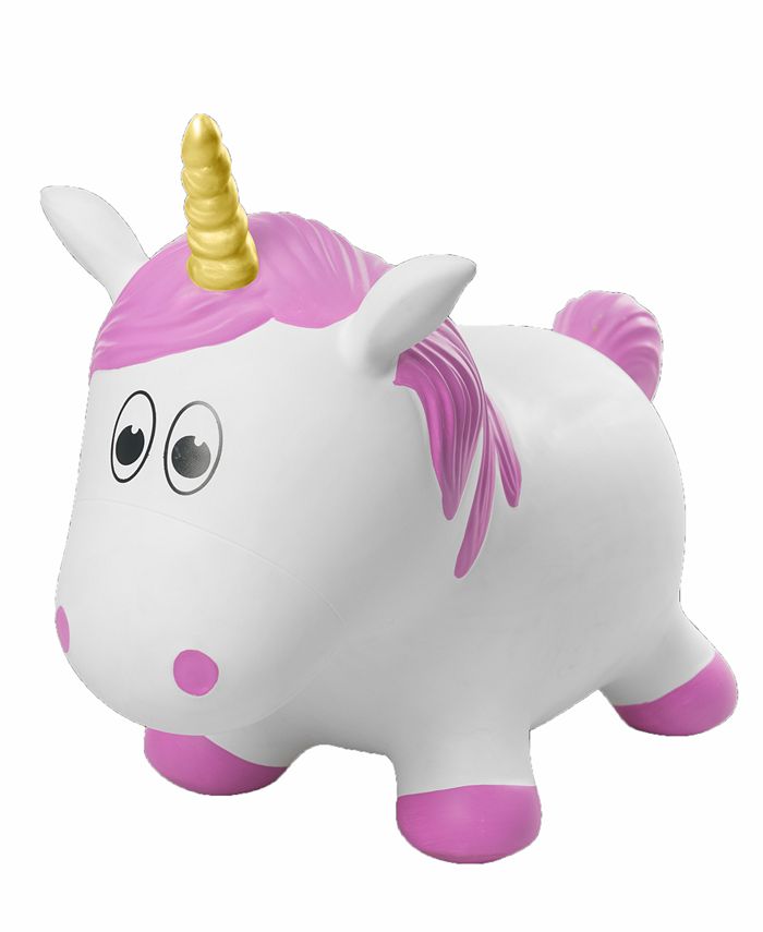 Unicorn bounce toy top