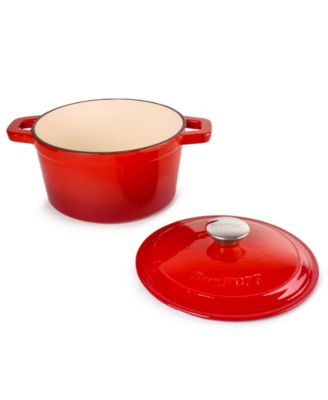 Neo 4pc Cast Iron Cookware Set, Fry Pan, Grill Pan & Round Dutch Oven