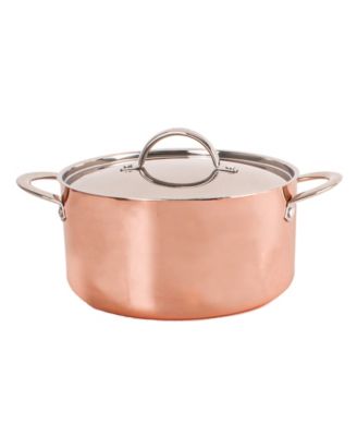 Vintage-Like Tri-Ply Polished Copper 6 Piece Cookware Set