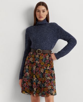 Lauren Ralph Lauren - Women's Wool-Blend Funnelneck Sweater