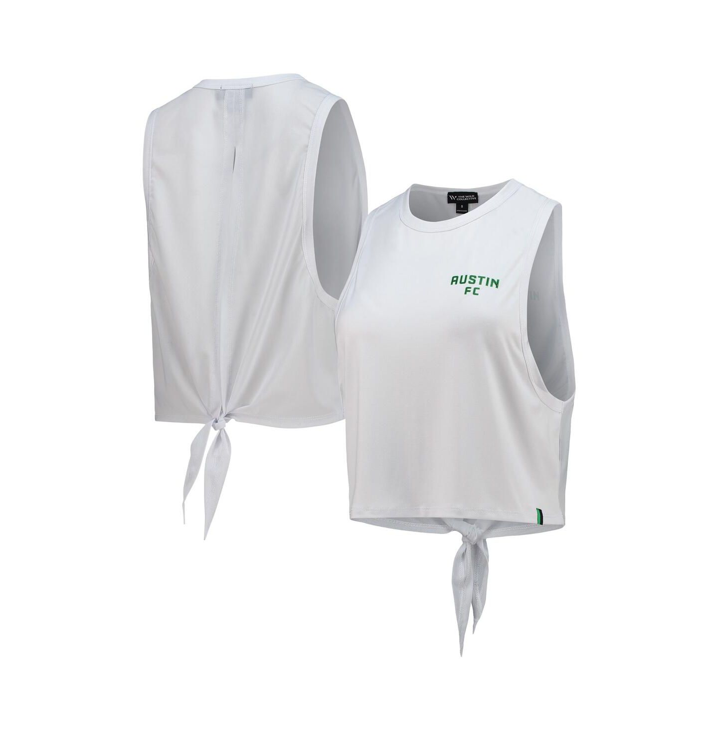 Женский топ The Wild Collective White Austin FC Twist Back — фото 1