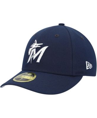 Men's Navy Miami Marlins Oceanside Low Profile 59FIFTY Fitted Hat