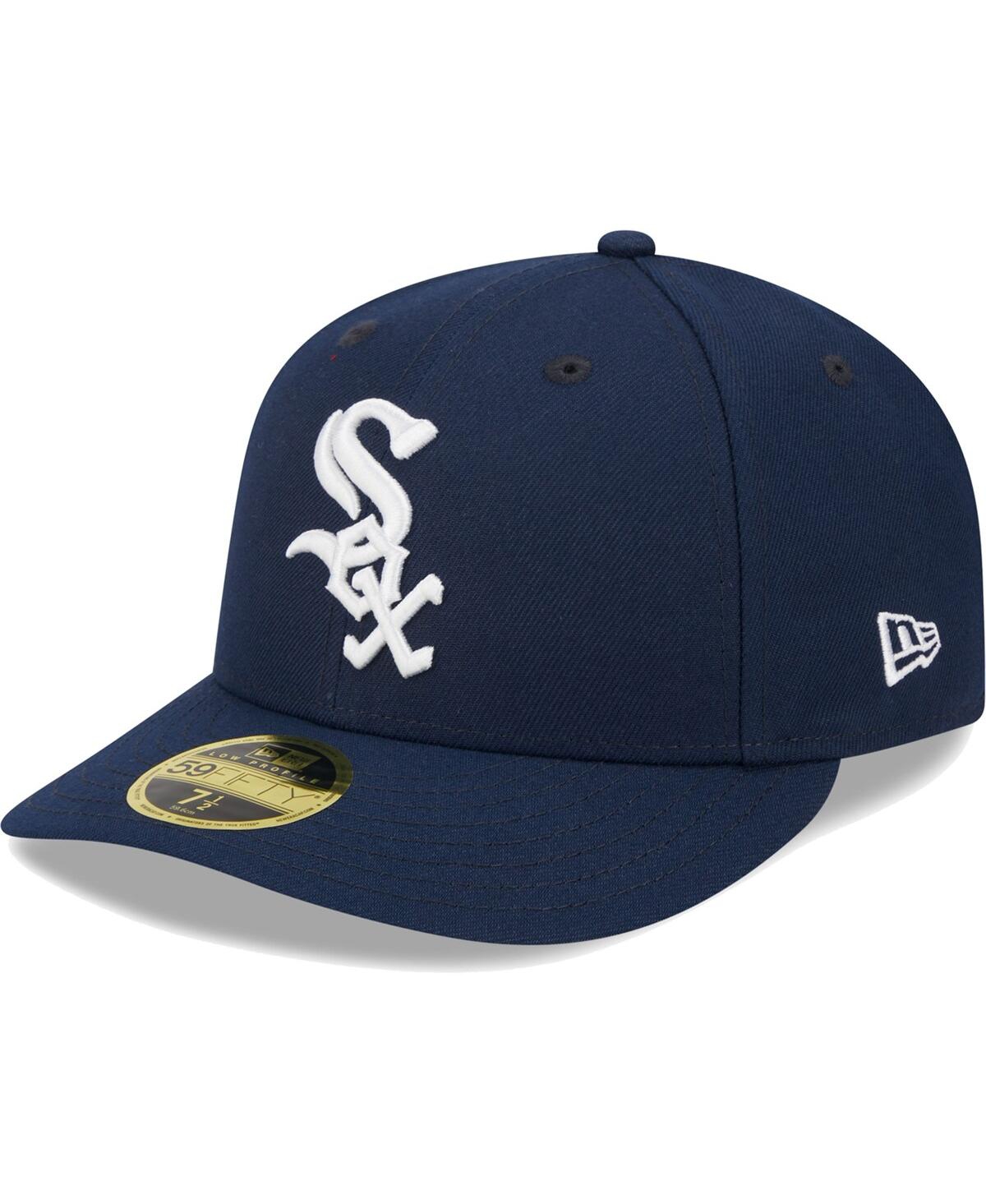 New Era Men's  Navy Chicago White Sox Oceanside Low Profile 59fifty Fitted Hat