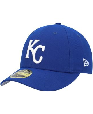 Men's Royal Kansas City Royals White Logo&nbsp;Low Profile 59FIFTY Fitted Hat