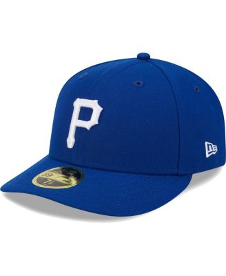 Men's Royal Pittsburgh Pirates White Logo&nbsp;Low Profile 59FIFTY Fitted Hat