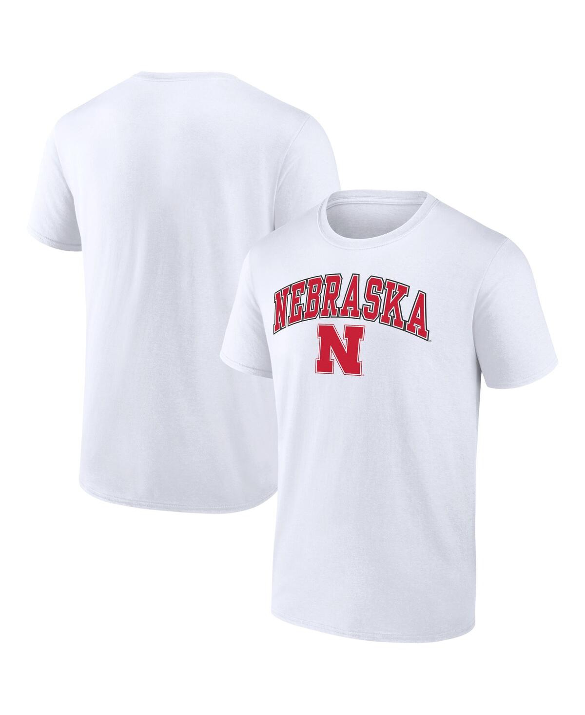 Fanatics Men's  White Nebraska Huskers Campus T-shirt