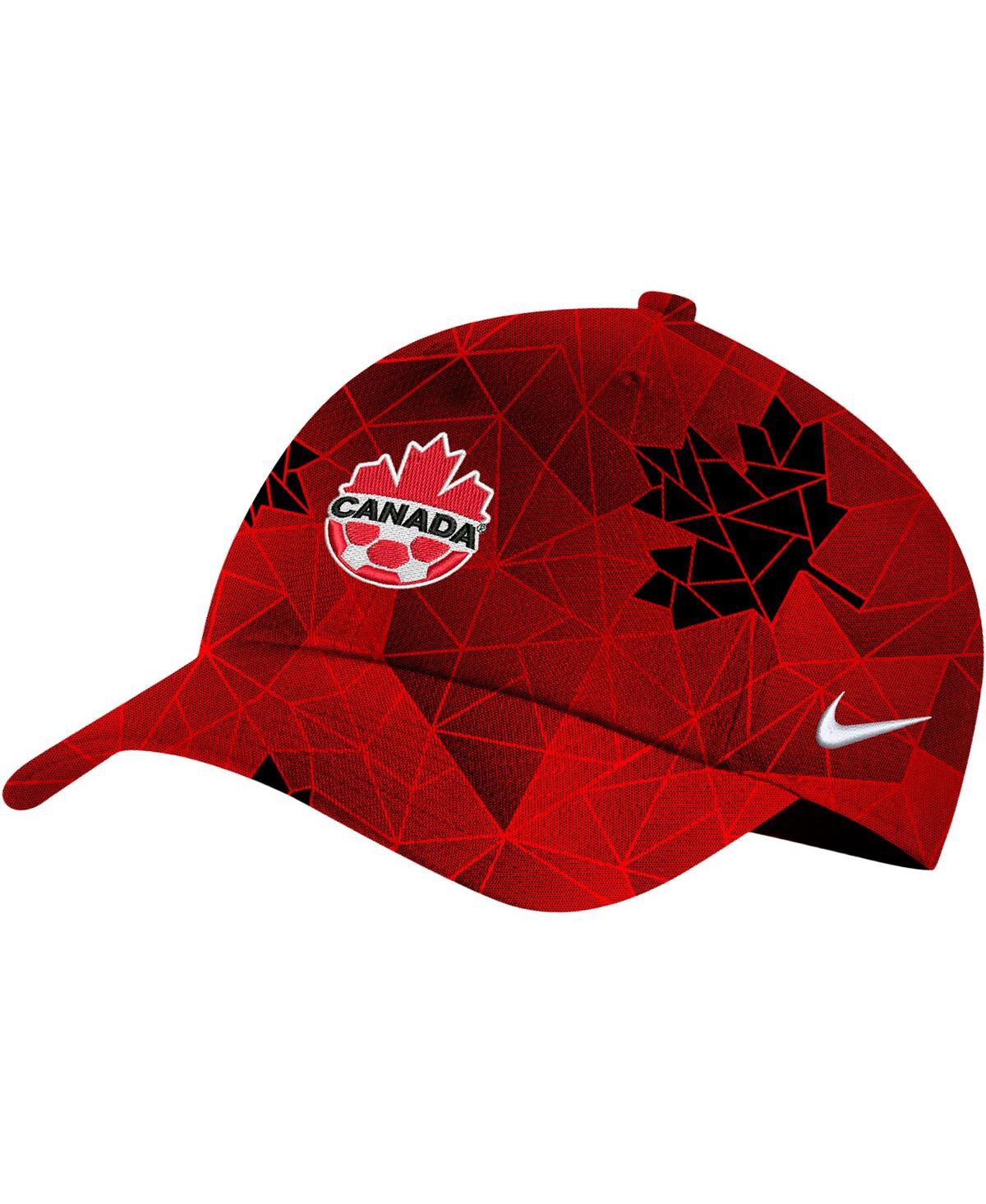 Nike Women's  Red Canada Soccer Campus Adjustable Hat