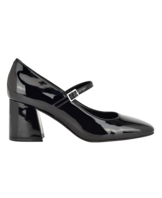 Calvin Klein Women s Jatlee Mary Jane Square Toe Block Heel Mary Janes Macy s