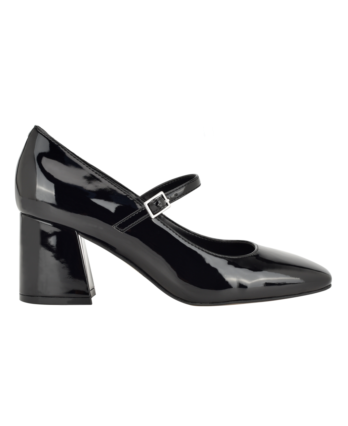 Calvin Klein Women's Jatlee Mary Jane Square Toe Block Heel Mary Janes