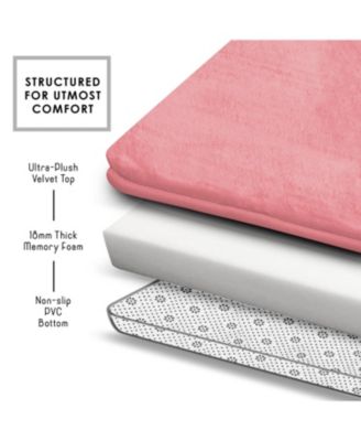 Non-Slip, Ultra Soft Plush, Memory Foam Bath Rug