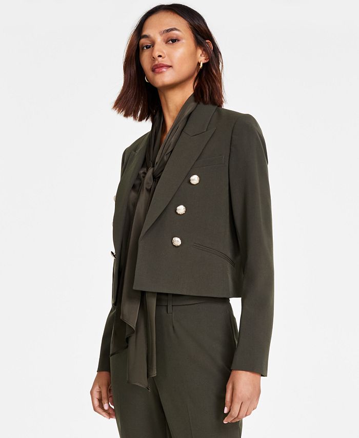 Vince cropped lapel jacket on sale