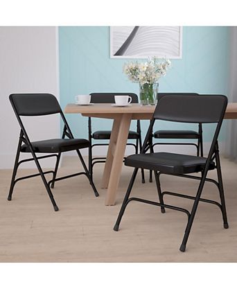 4 Pack Home & Office Portable Party Events Padded Metal Folding Chair