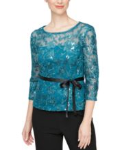 Macys lace tops sale