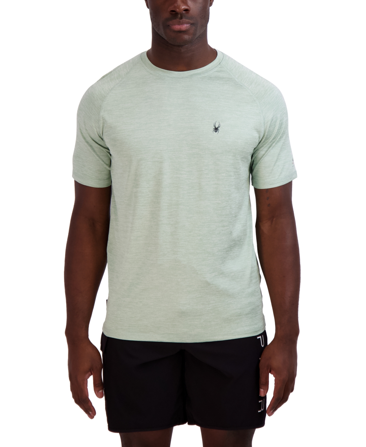 Shop Spyder Men's Standard Short Sleeves Rashguard T-shirt In Wish