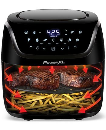 PowerXL Vortex Air Fryer Pro 10qt Black Digital Control Panel 10