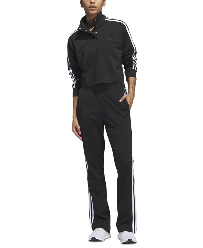 adidas Women's Quarter-Snap Tricot Pants - Macy's