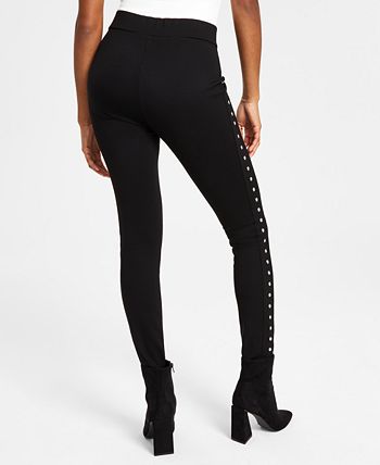 There Will Be Stud Black Studded Leggings