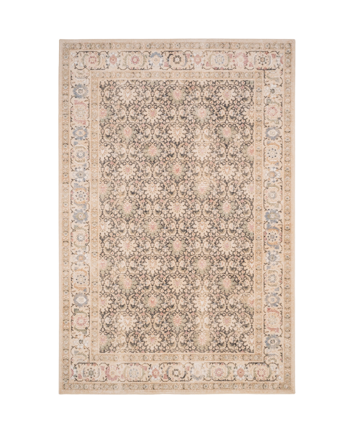 Capel Avery 3400 3'11in x 5'6in Area Rug - Onyx, Cream