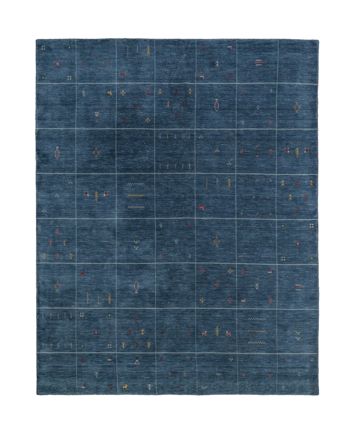 Capel Zagros 3493 8' x 10' Area Rug - Cobalt