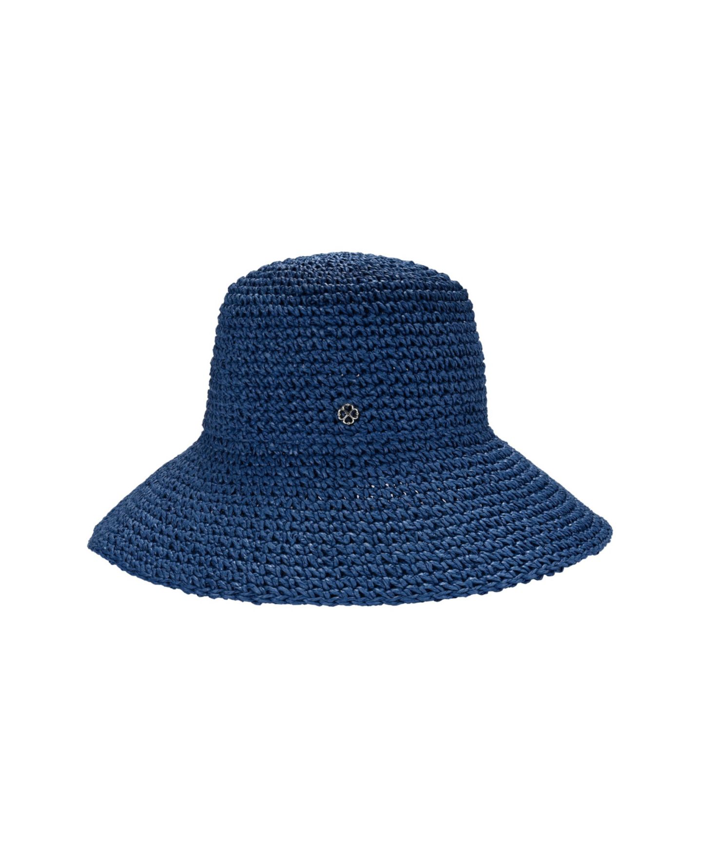 Женские головные уборы kate spade new york Solid Crochet Crushable Cloche, цвет: Тёмно-синий — фото 1