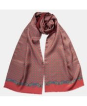 Elizabetta Sondrio - Wool Backed Silk Scarf - Chocolate - Brown