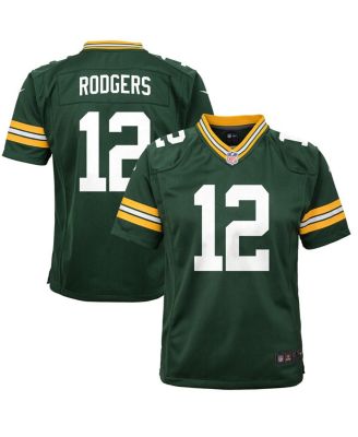 Boys 8-20 Green Bay Packers Aaron Rodgers Jersey