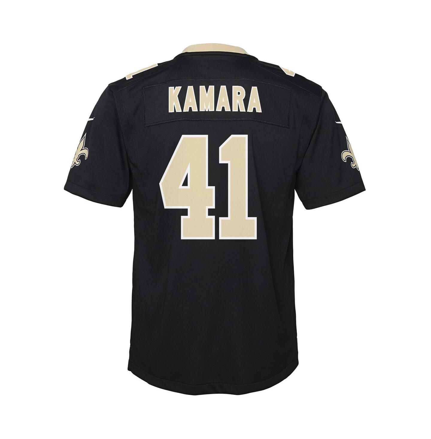 Детская джерси Nike Alvin Kamara New Orleans Saints Color Rush, цвет: Чёрный — фото 3