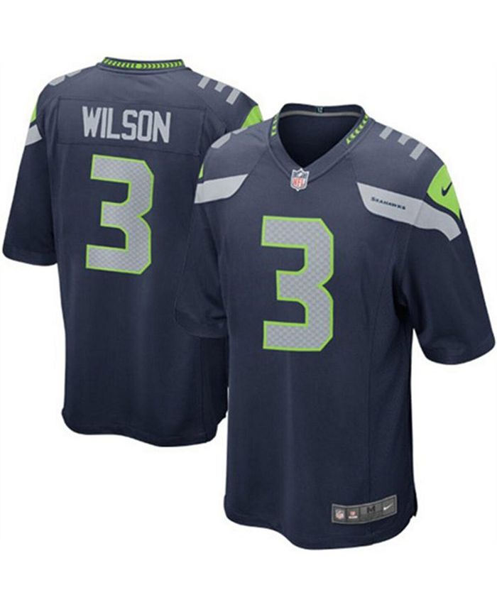 NFL Seattle Seahawks (Russell Wilson) Older Kids' Game American Football  Jersey. Nike SI