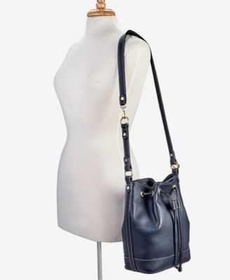 Cassie Leather Bucket Bag