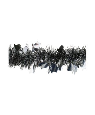 Ghosts Halloween Tinsel Garland, 50' Unlit