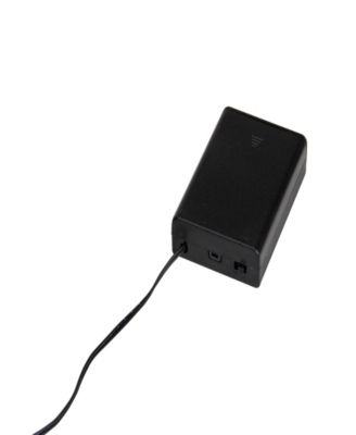 16" Lighted Battery Operated Spider Web Halloween Decoration with Led Lights