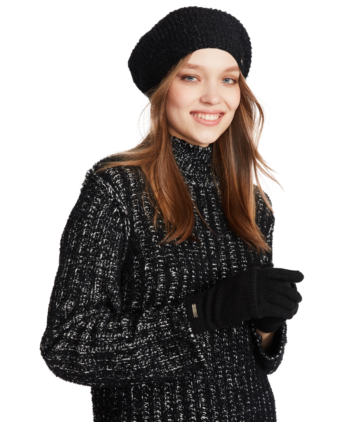 Steve Madden Women's Cozy Touchscreen Gloves, Created for Macy's