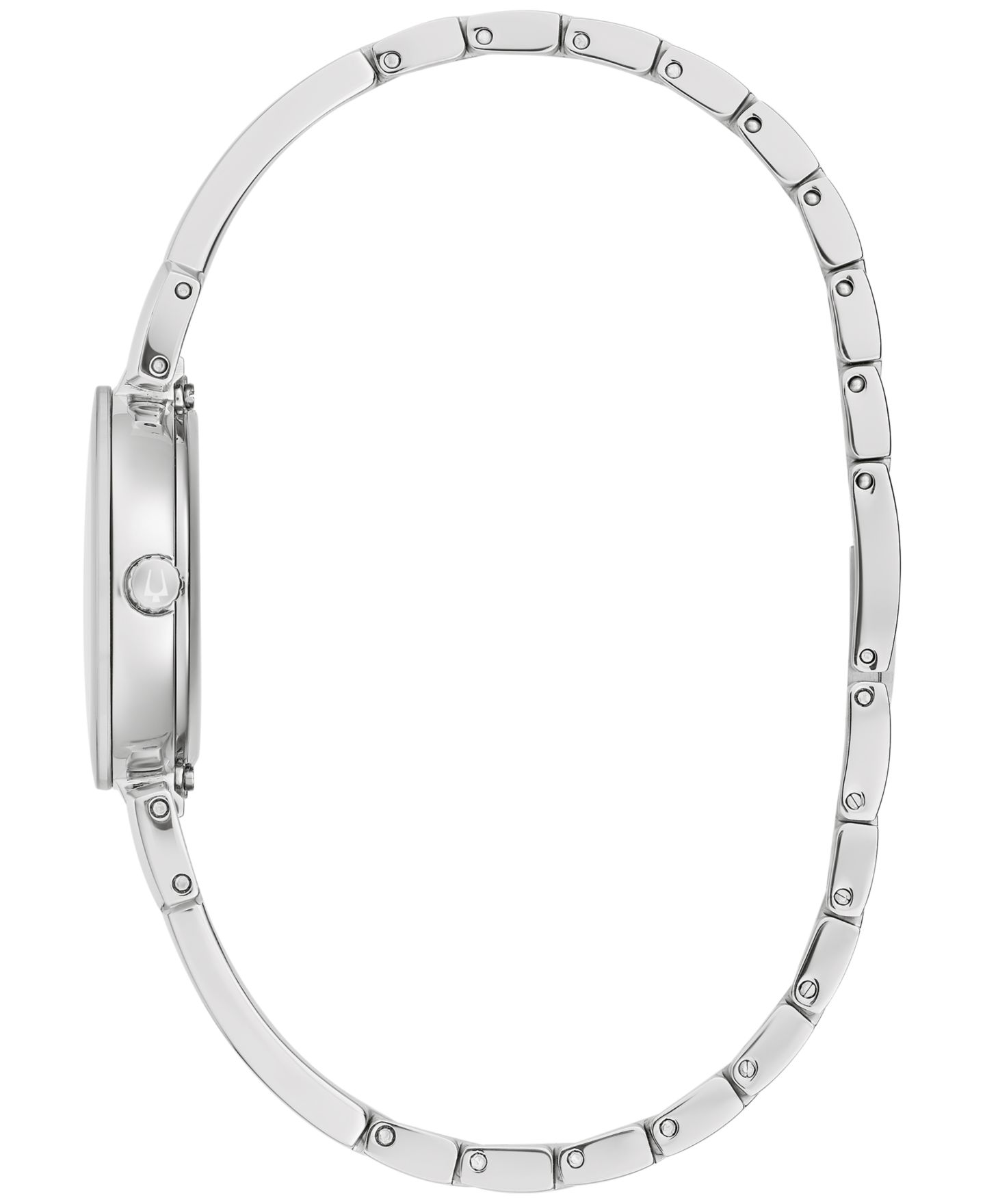 Женские часы Bulova Marc Anthony Modern Diamond Accent Stainless Steel Bangle Bracelet Watch 26mm — фото 2