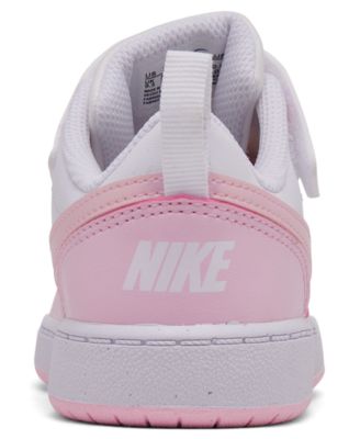 Toddler Girls Court Borough Low Recraft Adjustable Strap Casual Sneakers from Finish Line
