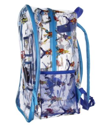 Burst Backpack Heavy Duty Clear School Book Bag