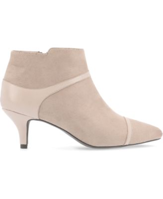 Women's Embrie Two Tone Kitten Heel Dress Booties