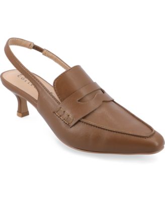 Women's Amory Tailored Kitten Heel Slingback Pumps