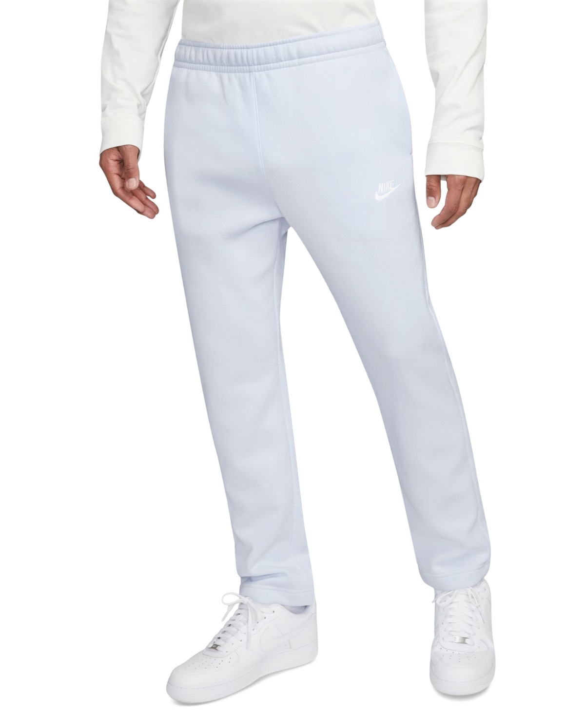 Nike Men's Sportswear Club Fleece Sweatpants In Football Grey