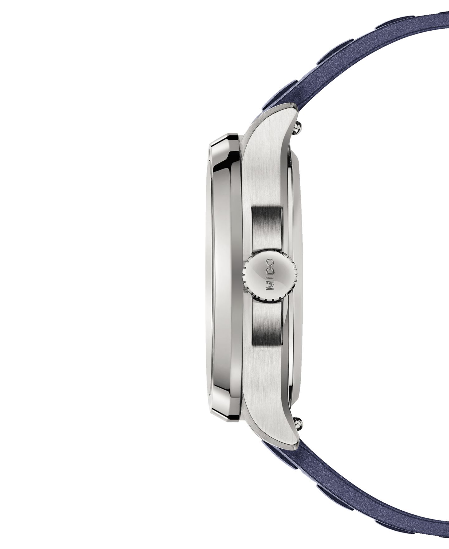 Мужские часы Mido Swiss Automatic Multifort Blue Rubber Strap Watch 41mm — фото 3
