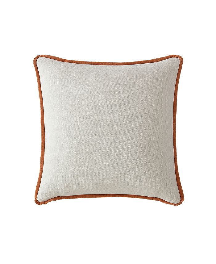 ID HOME FASHIONS Pumpkin Harvest Embroidered Decorative Pillow, 20" x