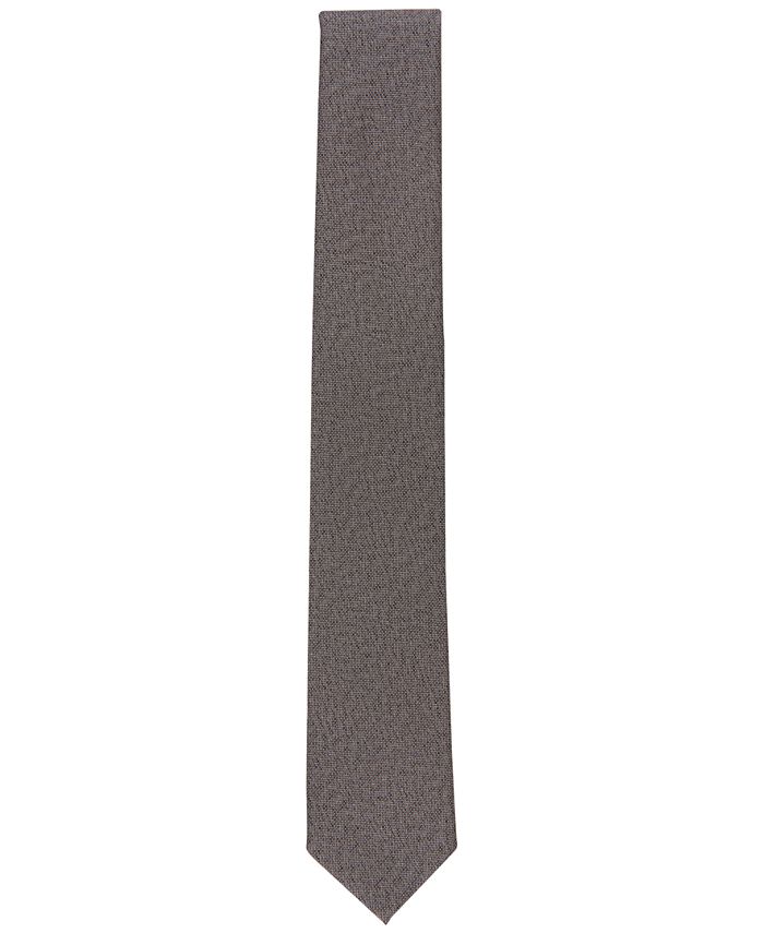 Bar III Men's Cobbled Solid Tie, Created for Macy's Macy's