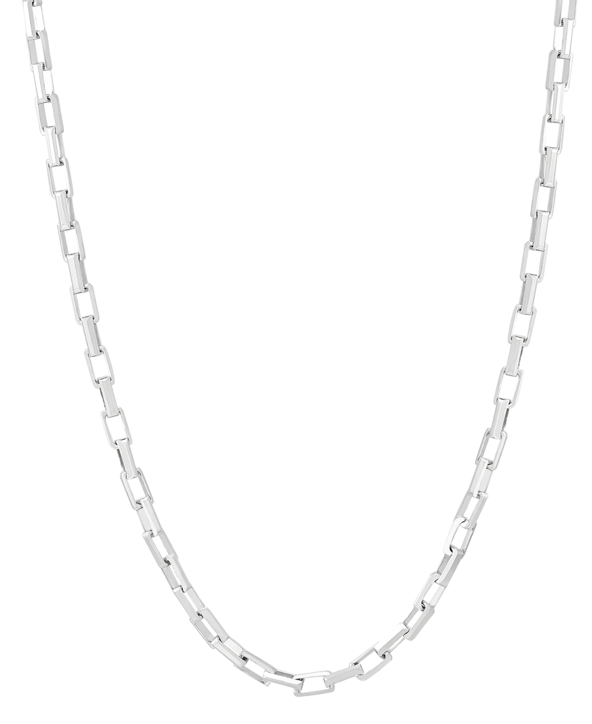 Giani Bernini Polished Rectangular Cable Link 18