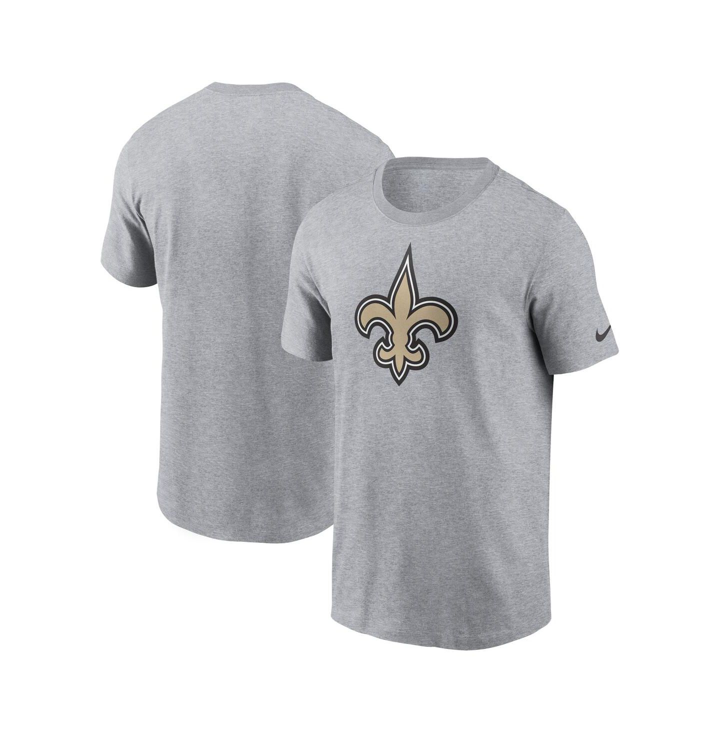 Мужская футболка Nike Gray New Orleans Saints Logo Essential — фото 4