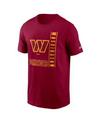 Men's Burgundy Washington Commanders Lockup Essential T-shirt