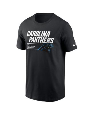 Men's Black Carolina Panthers Division Essential T-shirt