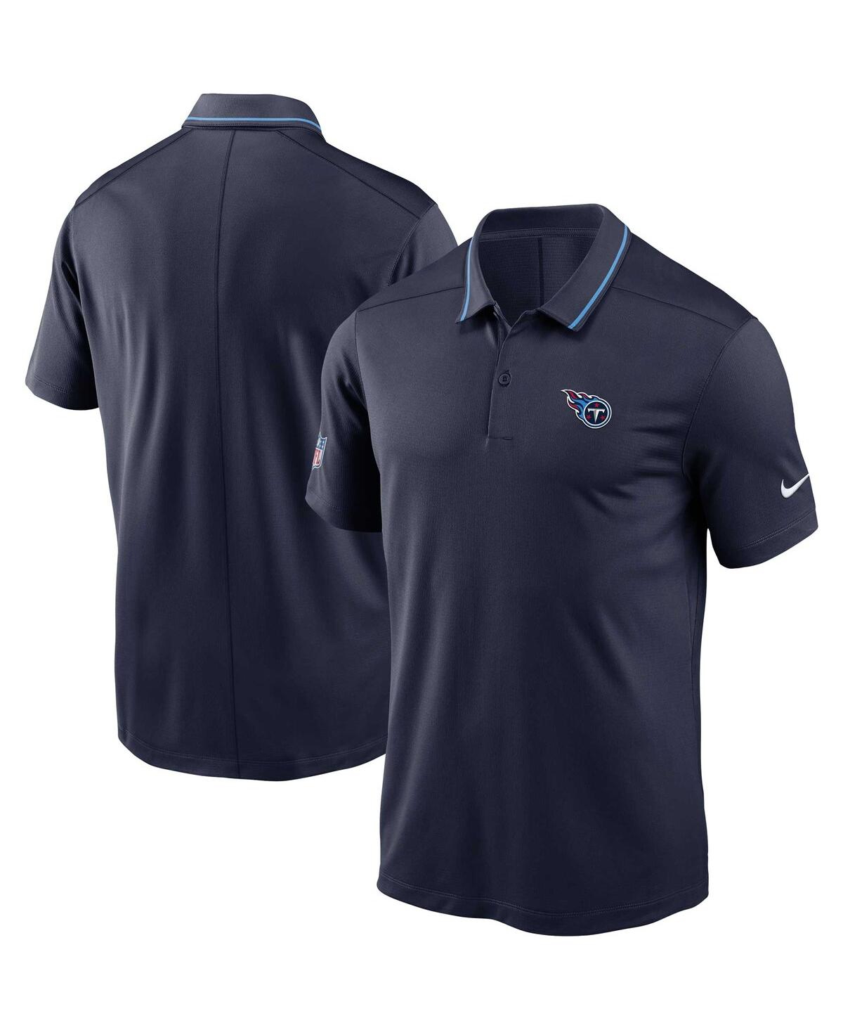 Nike Men's  Navy Tennessee Titans Sideline Victory Performance Polo Shirt