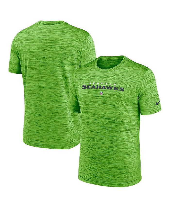 Nike Men's Neon Green Seattle Seahawks Velocity Performance T-shirt - Macy's
