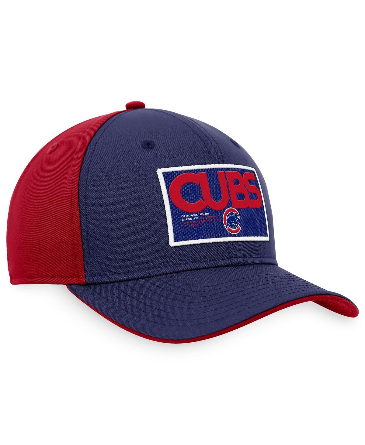 Nike Chicago Cubs Classic99 Color Block  Men's Mlb Adjustable Hat In Royal,red