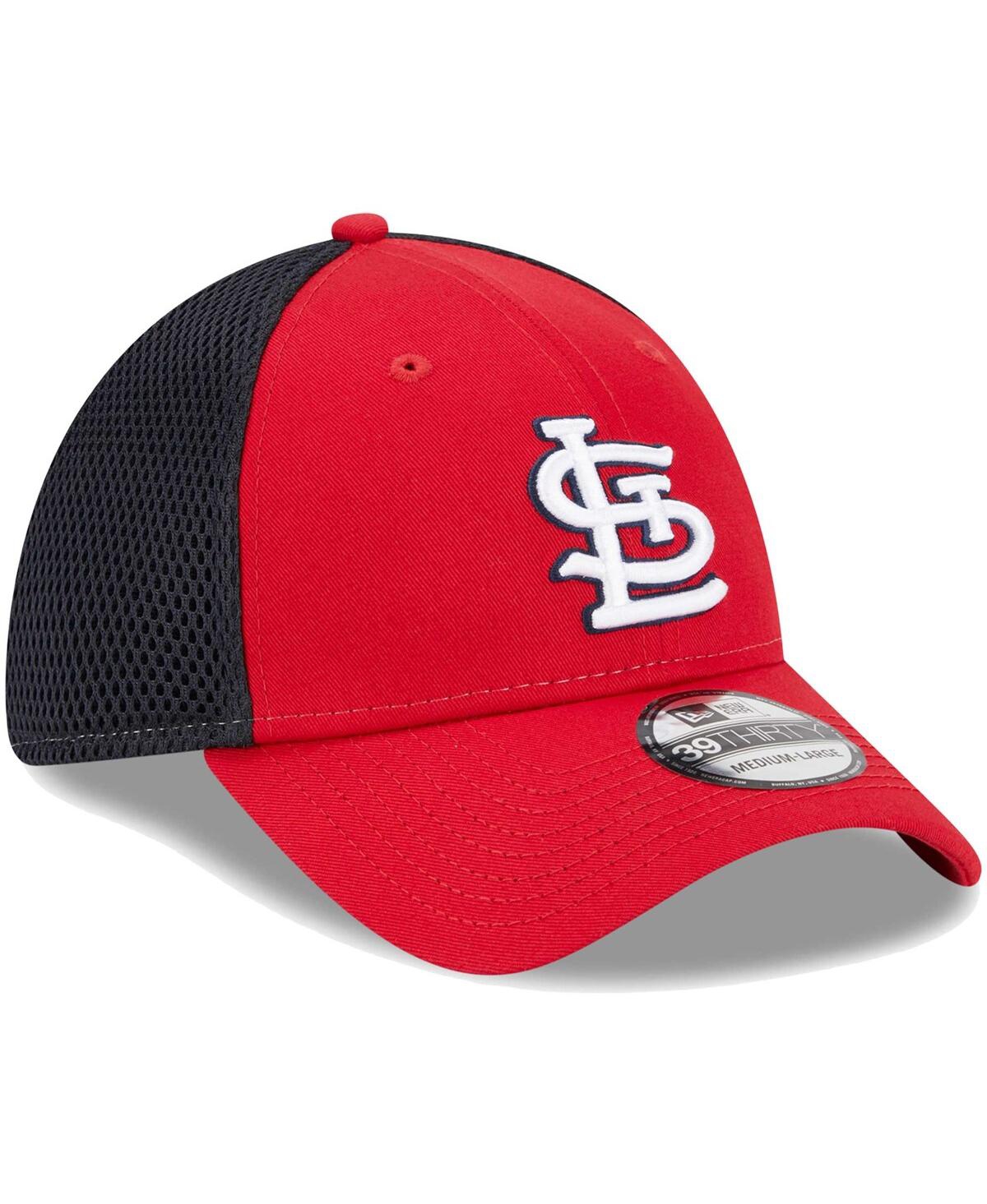 Shop New Era Men's  Red St. Louis Cardinals Team Neo 39thirty Flex Hat